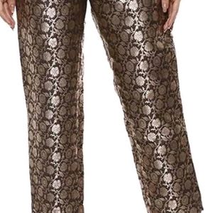 FabIndia  Brocade Pants Brown