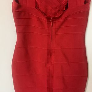 Red Bodycon Party Dress