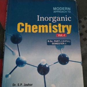 Ingorganic Chemistry Bsc Ist Year