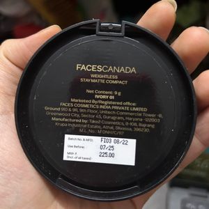 Faces Canada Ivory Compact- Used Few Times-perfect