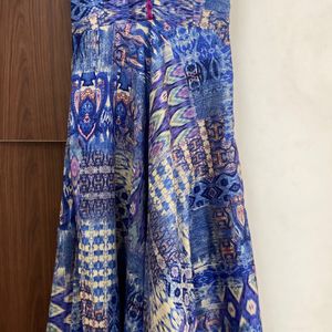 Fusion Flary Abstract Print Gown