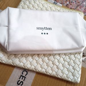 Smytten Jewellery Organiser & White Pouch Combo