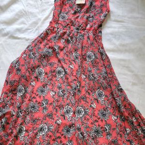 Flowy Flower Printed Dress. Size XXS