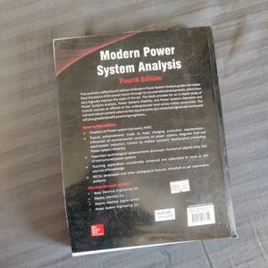 Modern Power System Analysis Book