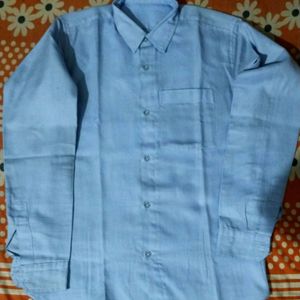 Men Formal Blue Shirt