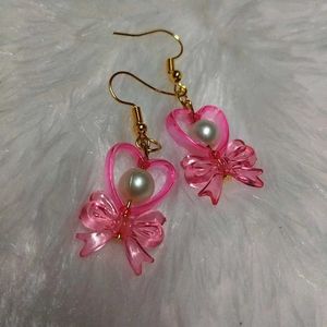 Cute Pink Earrings 🎀✨