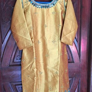 Mustard Color kurta