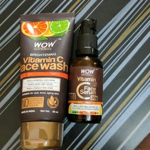 Combo Of Vitamin C Face Serum And FaceWash