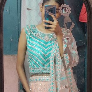 Heavy Lengha Set With Dupatta