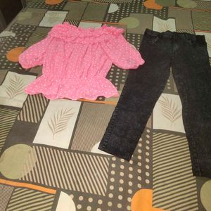 Girls Top And Pants Set