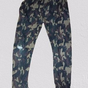 Military Print Trackpants - Brown