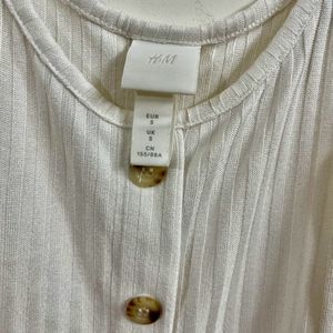 H&M Faux Button Down Top