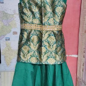 Green 💚 Fancy Lehenga Choli Set