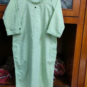 Khadi Cotton Kurti With Pant Plazo