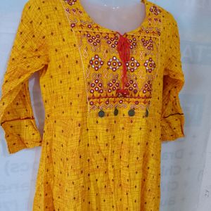 Malti Colour Anarkali Kurti