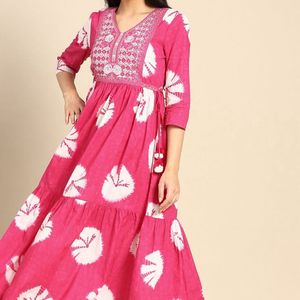 Rose Anarkali Kurta Set For Beautiful Wearing