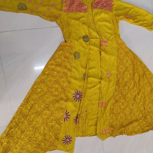 XXL Size Women Shrug....Yellow Colour Daily Wear