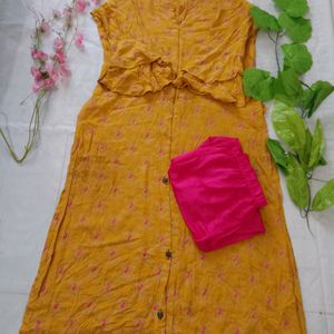 Kurti Legins Set