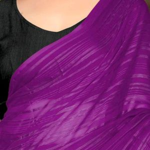 Purple Sequence Saree