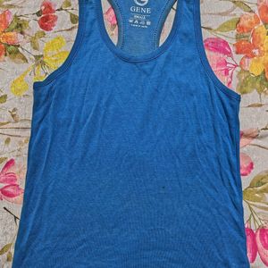 Girls Cotton Rib Racer Back Tank Top