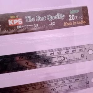 Pack of 12 iron ruler