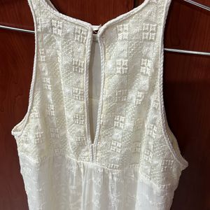 Zara cream Frock