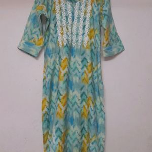 Blue Kurti For Women