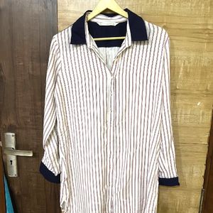 Zara Women’s Striped Shirt Dress💖