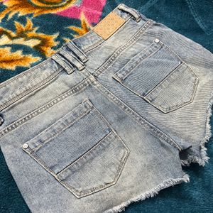 Imported Terranova High Waist Denim Shorts