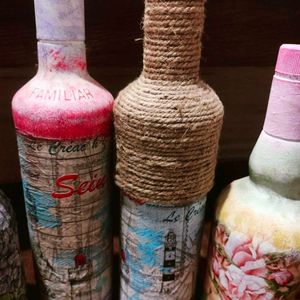 Decoupage Bottles