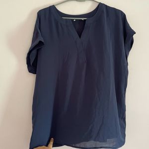 NAVY BLUE TOP