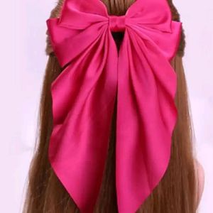 Pink Bow Clip