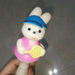 Barbie Motorcycle Toy + Bunny Rabbit