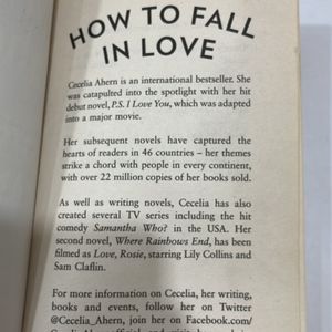 How To Fall In Love By Cecelia Ahern