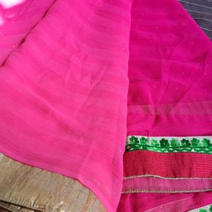 Pink Saree