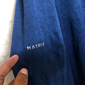 Matrix Blue Long Sleeve T Shirt