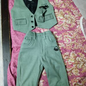 Baby Party Wear 3 Piece Suit-size 6-12 Months