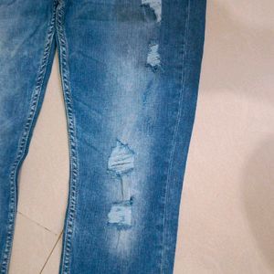 Lee Cooper Women Distressed Denim Size 28