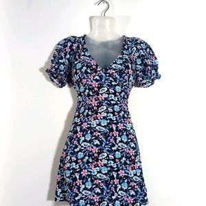 Multicolored Floral Printed Dress (Women's)