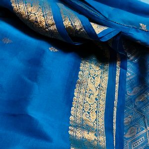 Pure Kanchi Pattu Saree 💙