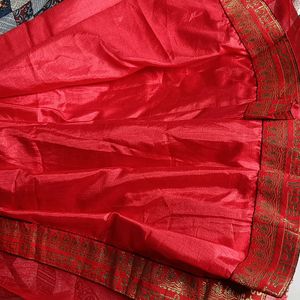 Sadaa Saubhagyvati Bhav Saree With Blouse Piece