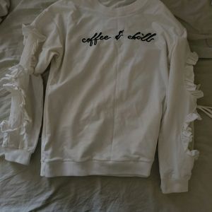 New Shein Top Coffee & Chill