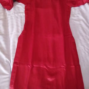 Red Kurti - One Time Used Only