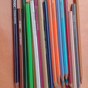 24 Shades Of Pencil Colour Not Used Also