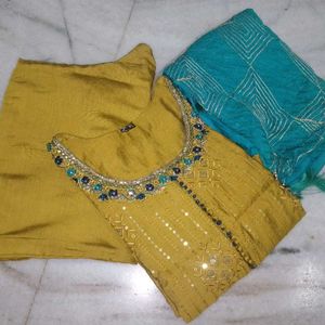 Kurti Pant And Dupatta