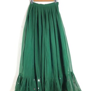 Dark Green Lehenga Choli Set (Women’s)