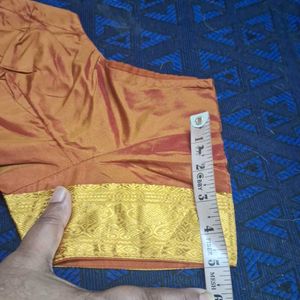 Rust Color Kanjeevaram Blouse 36"