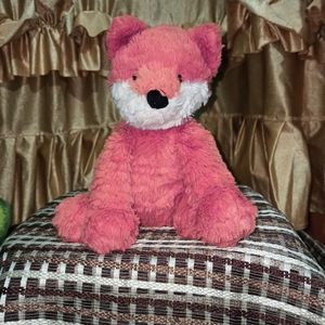 Pink Fox Plushie