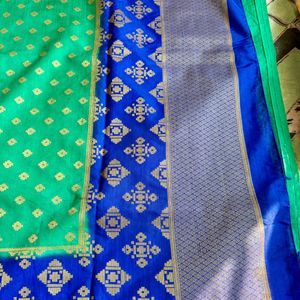 Tussar Silk Saree With Blouse