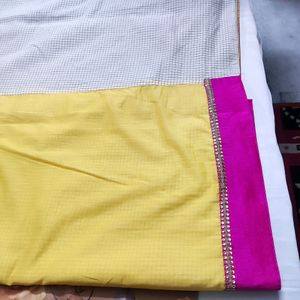 WOMEN DOUBLE SHADED SAREE